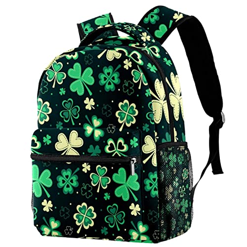 Sac à dos trèfles St Patrick ergonomique et léger pour enfants