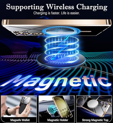 Coque Samsung S23 Ultra MagSafe transparente idéale pour charger en voiture