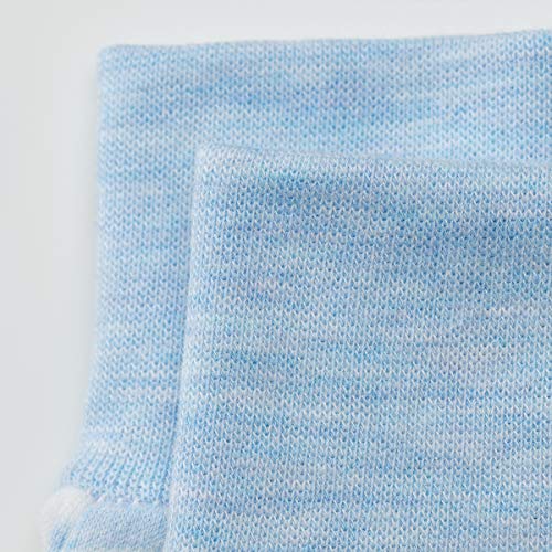 MMBABY 4 Paare Neugeborenen Handschuhe,Babyhandschuhe aus Baumwolle als Neugeborenen Handschuhe, No Scratch Fäustlinge Handschuhe Babyhandschuhe Keine (0-6 Monate, 4 Packstreifen)