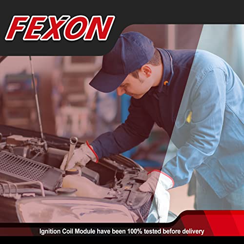 FEXON Ignition Coil Module Compatible with Kohler 7000 Series Lawn Mower Engine KT610 KT740 ZT720 ZT730 Replaces 32-584-06-S 3258406-S 2 Pack