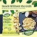 Heaven & Earth Cassava Chips, 5oz (2 Pack) Gluten Free | Non GMO | Low Sodium | Thin & Crisp Root Snack | Kosher