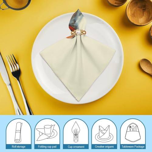 Servilletas de Tela Premium Reutilizables Paquete de 6 miniatura 7