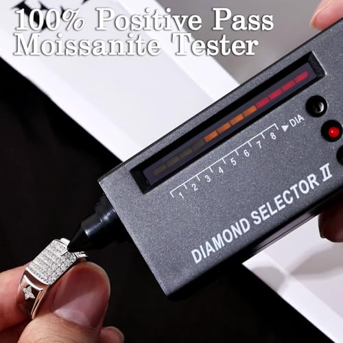 D Color VVS1 Moissanite Rings for Men 925 Sterling Silver Two Star Round Cut Mens Wedding Band Promise Size 9-124