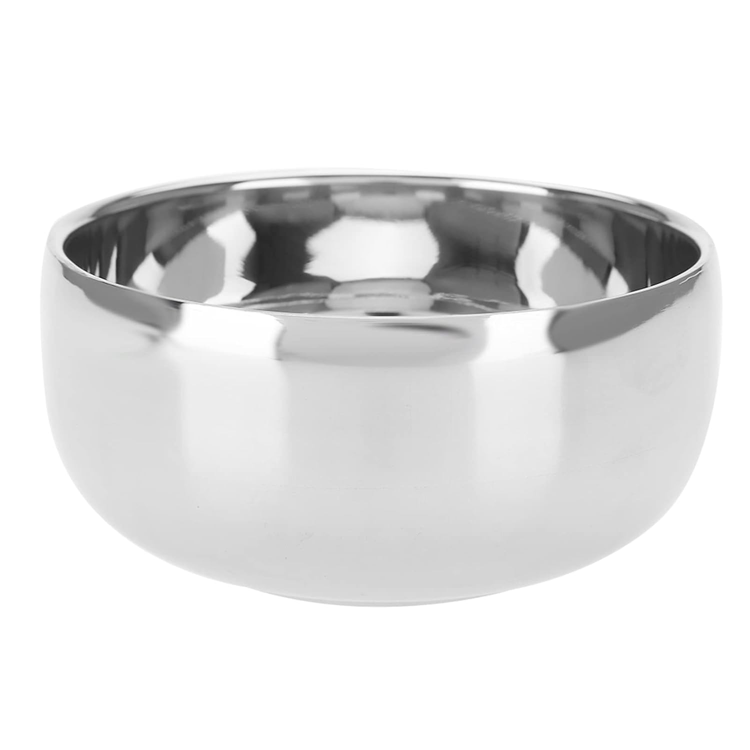 STAINLESS STEEL SHAVING MUG CONTAINER WITH LID FOR HOME AND TRAVEL