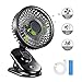 Produktbild USB Ventilator,Mini USB Tischventilator 2800mAh Wiederaufladbare Batterie,3 Geschwindigkeiten,360°Drehung,Mini USB Ventilator Leise für Kinderwagen,Schlafzimmer Zuhause,Büro Bibliothek