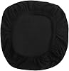 Fenteer Stretch Office Covers Seat Cover Slipcover Desk Seat Cushion Protectors for Computer, Black
