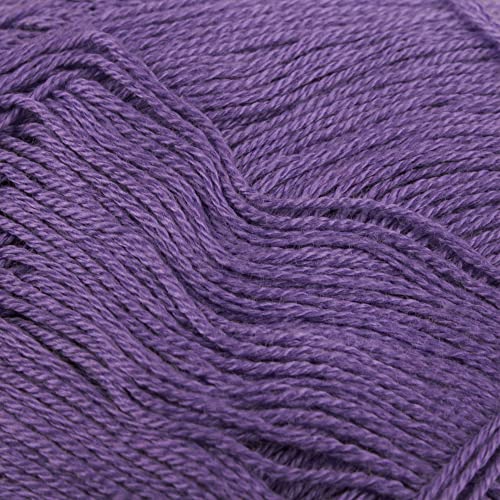 JubileeYarn Baby Soft Bamboo Cotton Yarn - 50g/Skein - Mulberry - 4 Skeins, 6001 Mulberry - Image 2