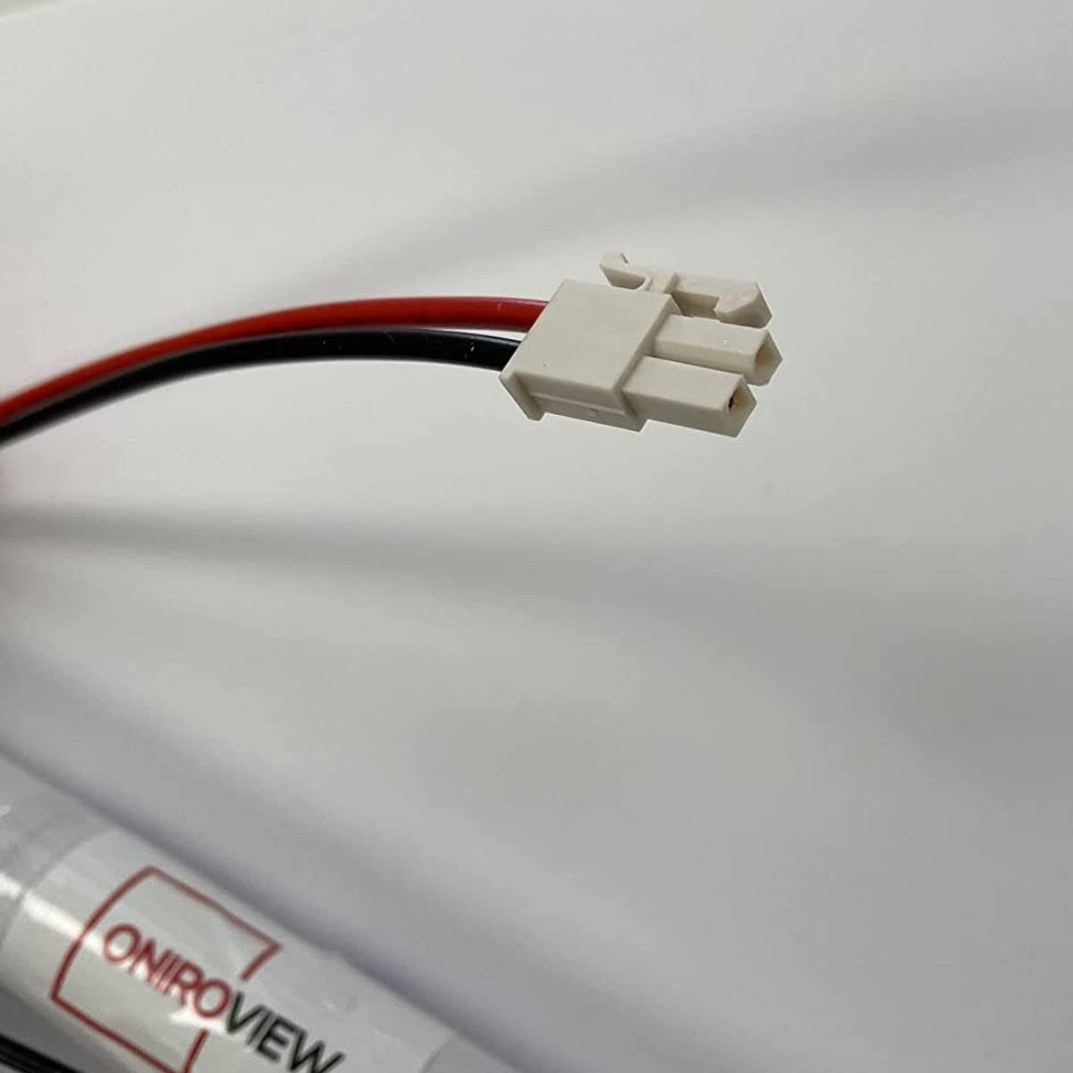 Batteria per Luci di Emergenza, 3,6 V 1600 mA, Compatibile con Beghelli, OVA, Relco, Schneider-Electric, Connettore Molex