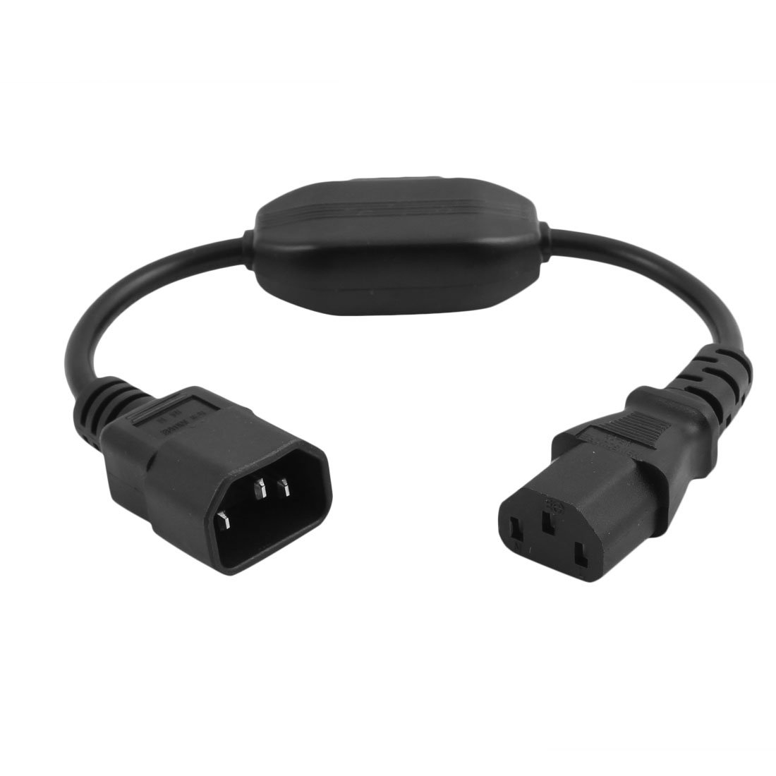 25ft Extra Long 16 Gauge AC Power Cord Heavy Duty IEC320 Cable/Wire PC Desktop E - Foto 8