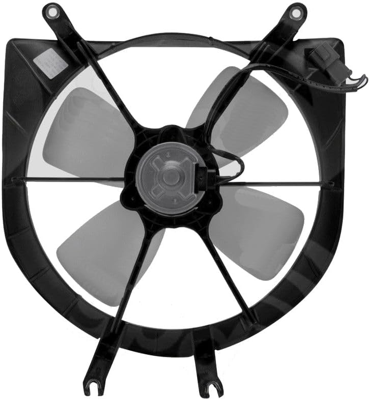 Replacement Left Engine Cooling Fan Assembly for 1999-2000 Honda Civic (L4 1.6L)