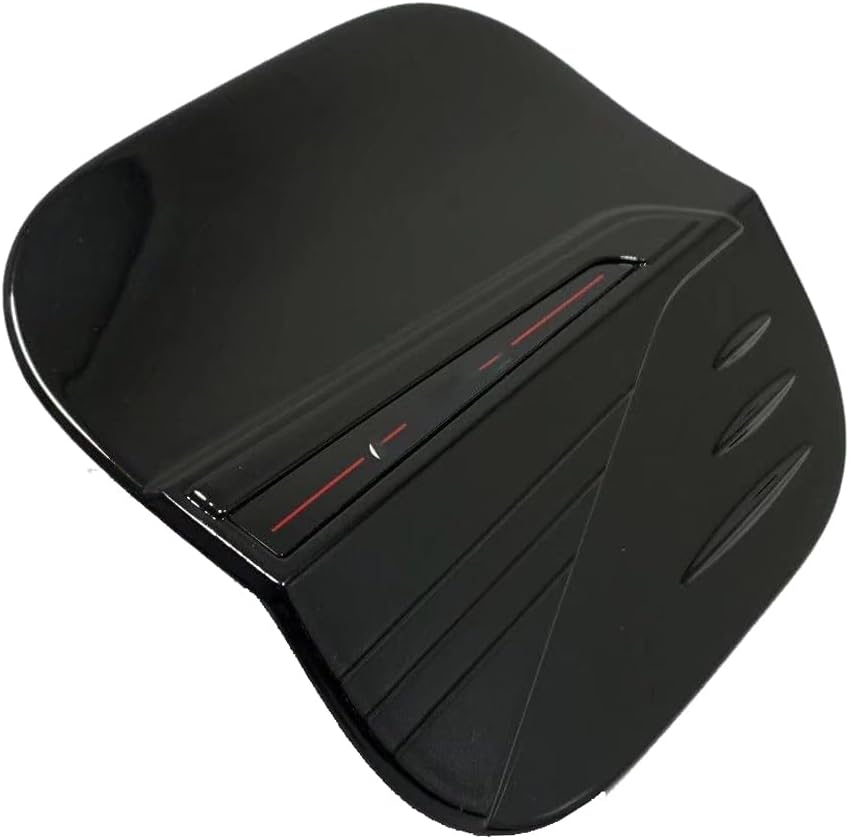 Car Fuel Door Cover Cap for Honda civic 2022 2023 2024 Accessories,Easy Stick-On Installation, providing a long-lasting, like-new appearance. (black)