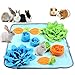 MOUOGO Snuffle Forage Feeding Mat Activity Toy for Rabbits Bunny Small Animals