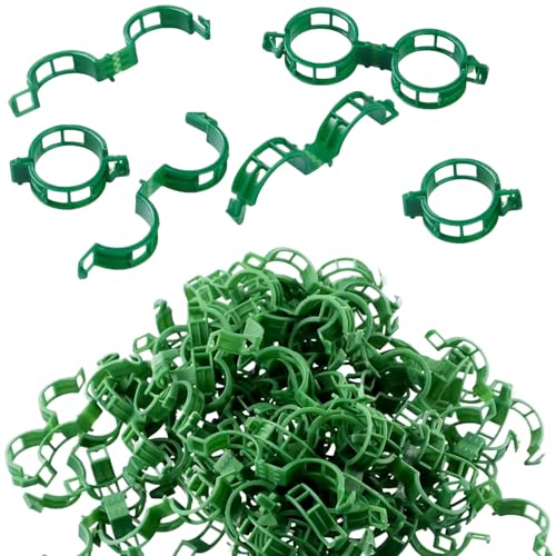150Pcs Plant Clips for Climbing Plants Reusable Garden Plant Support Clips Durable Plant Gripper Clips for Vines Flowers Vegetables Plant Clips for Climbing Plants & Trellises