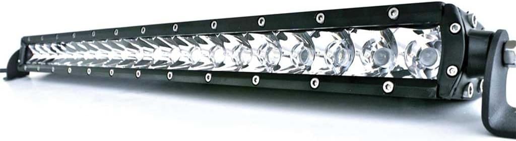 Black Horse LED Light Bar 30" Single Row Clear Compatible with - Universal -PL3105FS-SNL5W