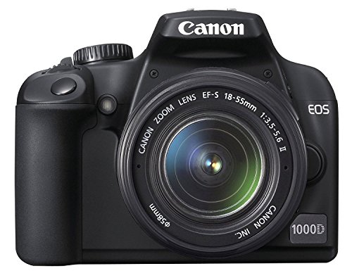 Canon EOS 1000D - Fotocamera digitale SLR (10 MP, Live View, kit EF-S 18-55 mm IS)