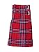 McWilliams SCOTTISH HIGHLAND ACTIVE MEN ROYAL STEWART UTILITY KILT (46, ROYAL STEWART)
