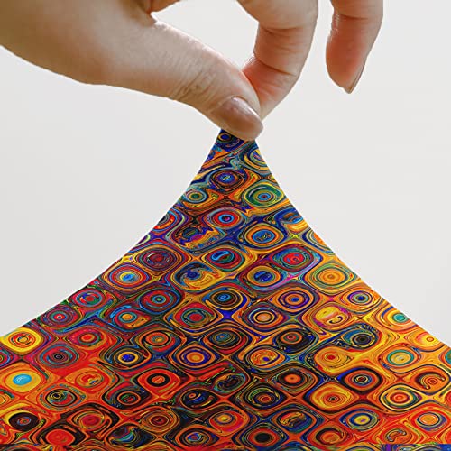 Hosima Abstract Couch Cover For 2 Cushion Couch,Art Pattern Loveseat Slipcover,Graffiti Printed Sofa Cover,Living Room Stretch Sofa Slipcover For 2 Seater Furniture Covers #TOP5