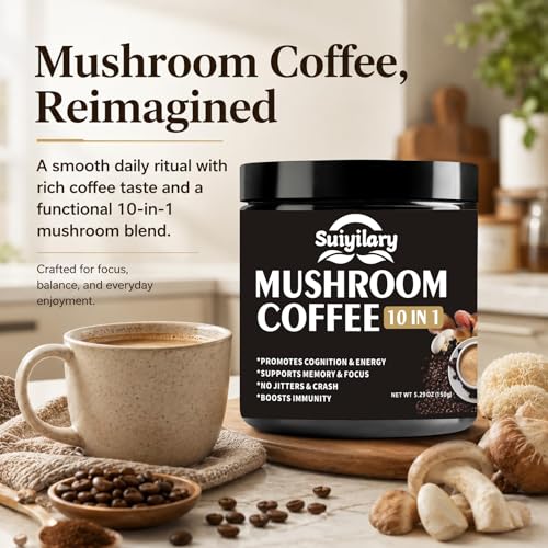 Suiyilary 10 Mushroom Blend Coffee
