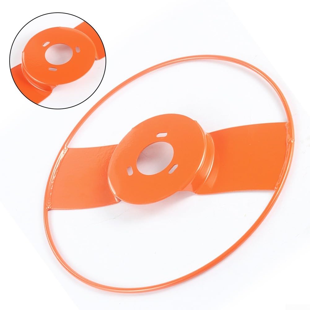 Copertura resistente per decespugliatore da giardino realizzata in acciaio al manganese resistente all'usura per proteggere le attrezzature da prato durante l'uso (32,5 cm)