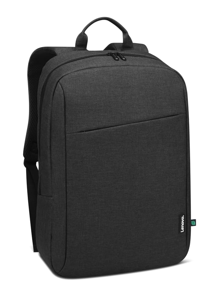 Lenovo 16” ECO Laptop Backpack - B210 - Travel Pack for Laptop or Tablet, Durable, Water-Repellent, Made from Recycled Material, Lightweight, Sleek Design for Travel, Business, Casual Backpack - Black