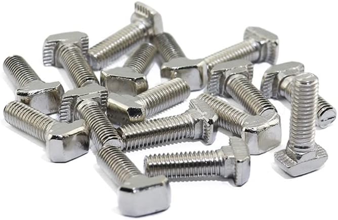 50Pcs/lot M5 M6 M8 T Bolt Screws For European Standard Aluminum Profile Accessories T-screw T-shaped Hammer Bolt 20/30/40/45 - (50Pcs M6x30)