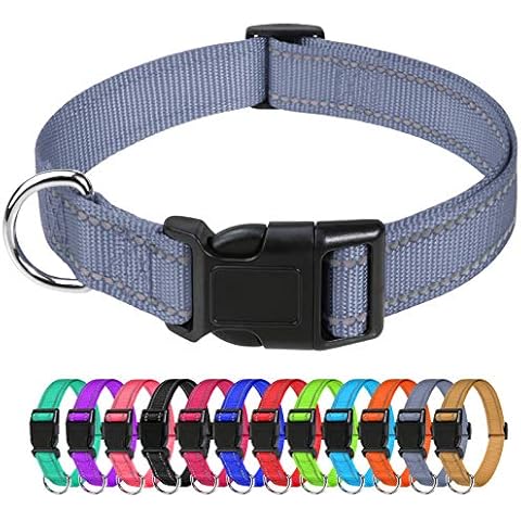 TagME Nylon Hundehalsband, Verstellbares Reflektierendes Hundehalsband Cover
