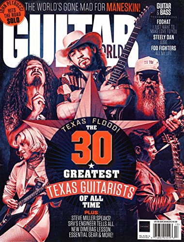 Future Magazine Guitar World Magazine * Holiday 2022 * The 30 Greatest Texas Guitarists Of All Time cover
