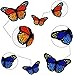 AUGSUN 40pcs Butterfly Iron on Patches, 2 Size Embroidered Sew Applique Repair Patch
