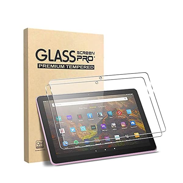 Ecoye[2 Stück Kompatibel mit Fire 10 2021/10 Plus 2021/10 Kids Pro 2021(11. Generation) Tablet Panzerglas Schutzfolie…