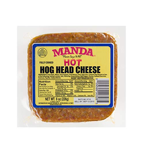 Manda Hog Head Cheese Hot (3 Pack)
