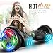 TOMOLOO Music-Rhythmed Hoverboard for Kids and Adult Two-Wheel Self-Balancing Scooter- UL2272 Certificated with Music Speaker- Colorful RGB LED Light