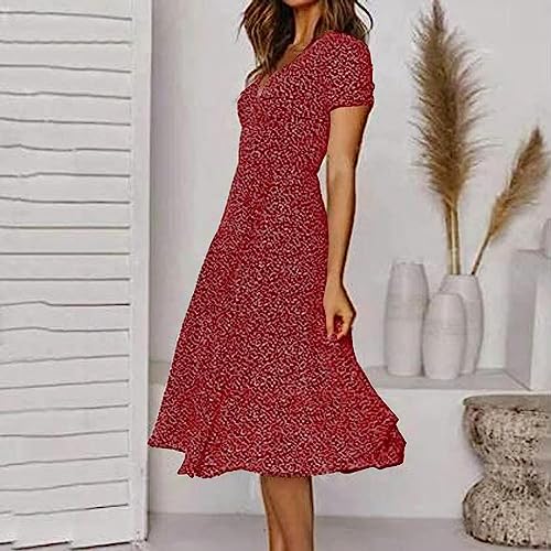 Robe de travail à manches courtes style décontracté chic grande taille
