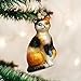 Old World Christmas Calico Cat Glass Blown Ornament for Christmas Tree, Handcrafted Holiday Decoration, Cat Collection