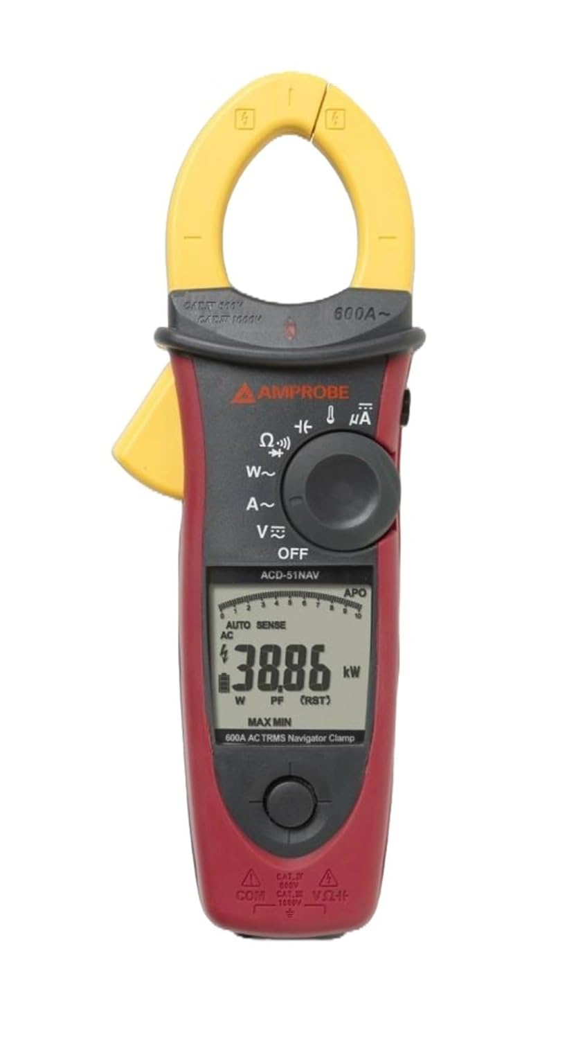Amprobe ACDC-52NAV AC/DC CAT IV 600 A TRMS Navigator Clamp Meter