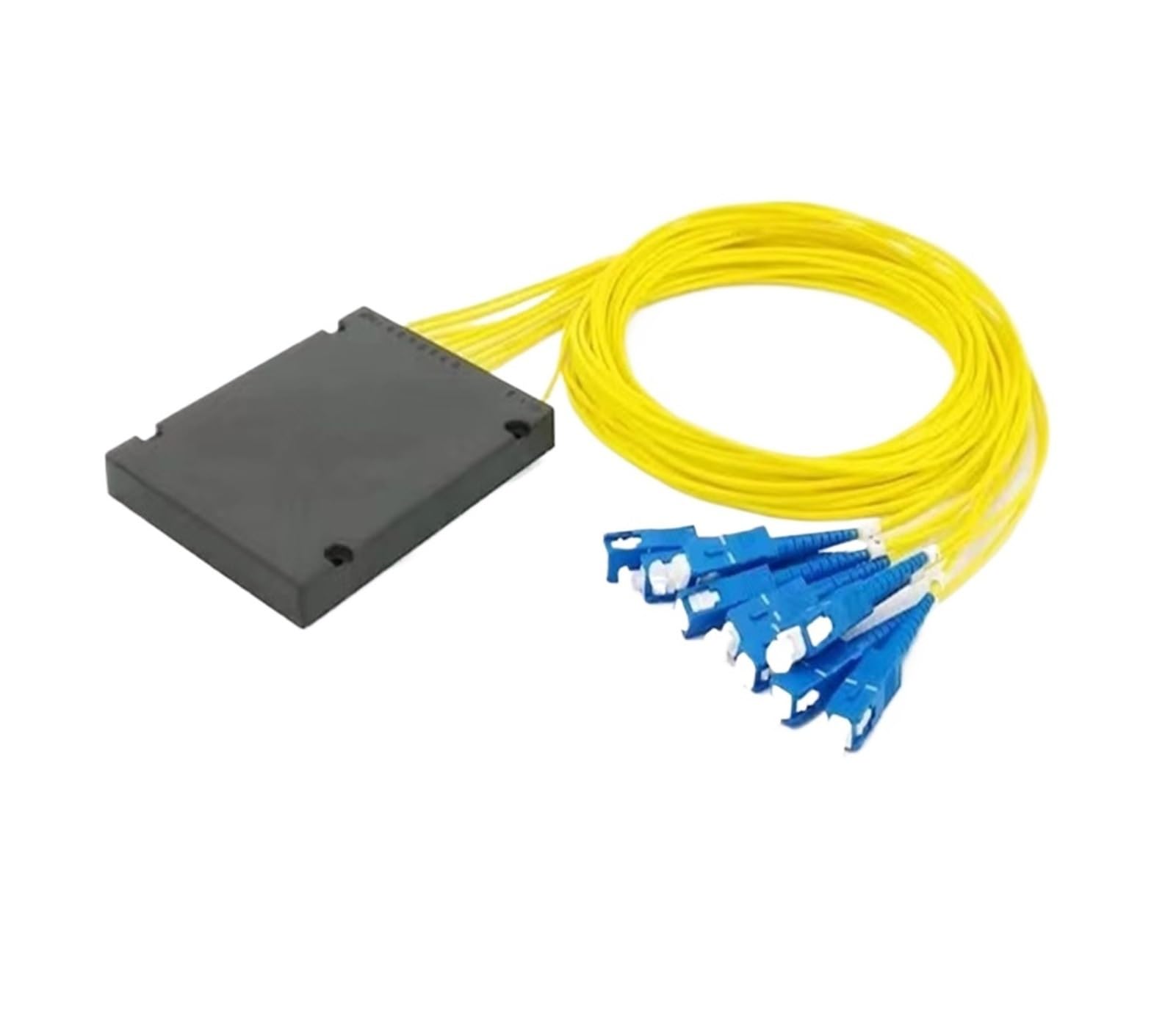 5 pièces 1x8 Module de répartiteur PLC 1:8 Type de boîte séparateur de Fibre Optique FC SC St LC 1.5mtr 1 * 8 coupleur FTTH(LC A)