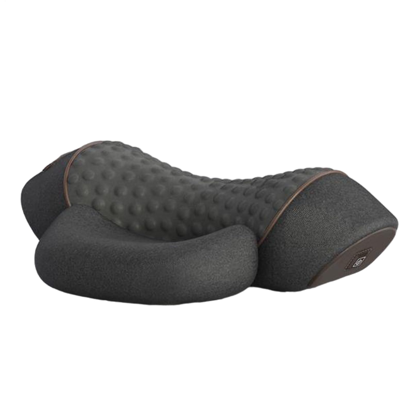 Neck Pillow Memory Foam Massage Cushion Cervical Heating Ergonomic Cervical Pillow for Cervical Black Three Functions