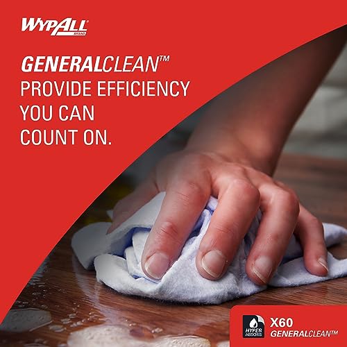 image for WypAll® GeneralClean™ X60 Multi-Task Cleaning Cloths, Jumbo Roll (3