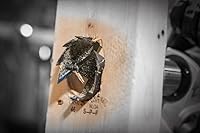 Vista 2 de Diablo SPEEDemon DSF1500 - Broca de alimentación automática de 2 cortadores, 2 cabezales de corte, perforación rápida de agujeros en madera limpia