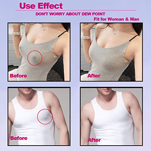 Kuxiyu 40 Pcs Nipple Covers For Woman Invisible Breast Petals Natural Satin Nipple Stickers Breast Pasties Adhesive Bra Pad Disposable Waterproof Beige #TOP4