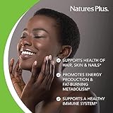 NaturesPlus Biotin 10,000 mcg - Sustained Release, High Strength Biotin Tablets - Hair, Skin, Metabolism Support - Gluten Free, Vegetarian - 90 Servings - Image 4