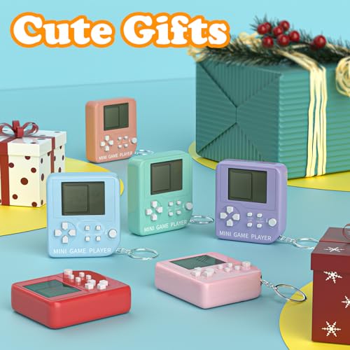 DJMUMU 18PCS Video Game Keychain 6 Colors Gamer Kids Party Favors Bulk Party Supplies for Kids Classroom Prizes - Image 3