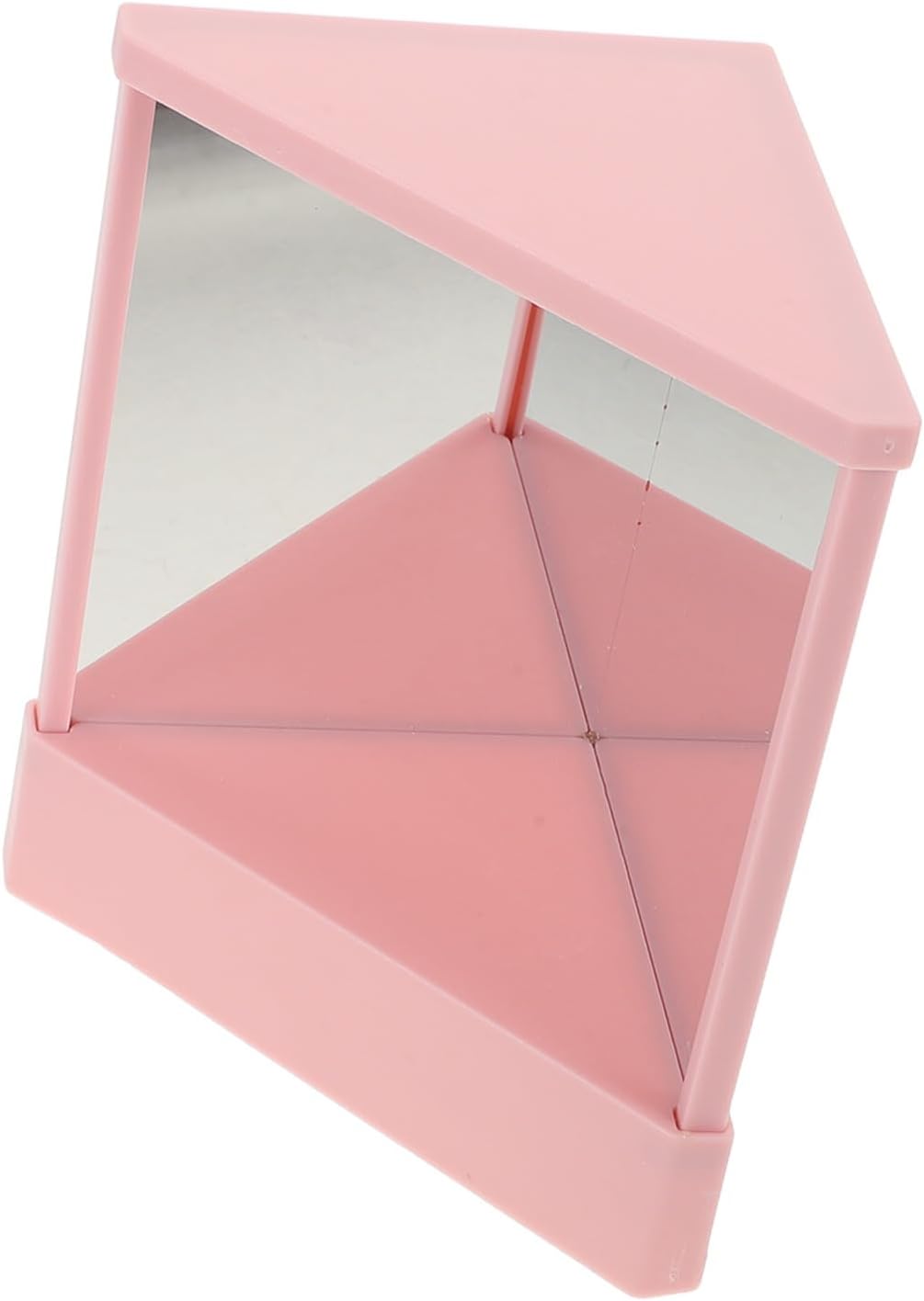 TOYANDONA True Reflection Desk Table Makeup Mirror for Eyewear Users Pink