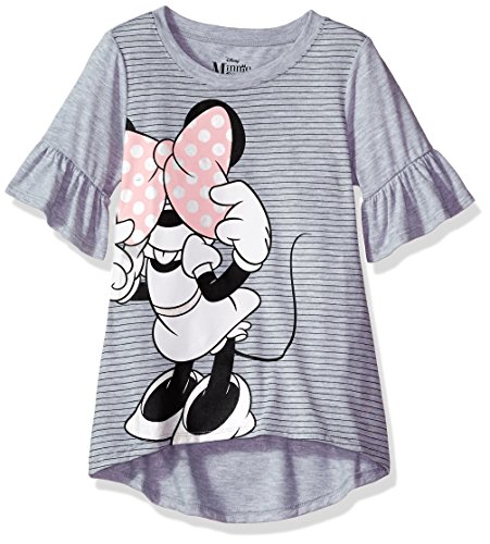 Disney Girls' Big Minnie Mouse Flutter Sleeve Top