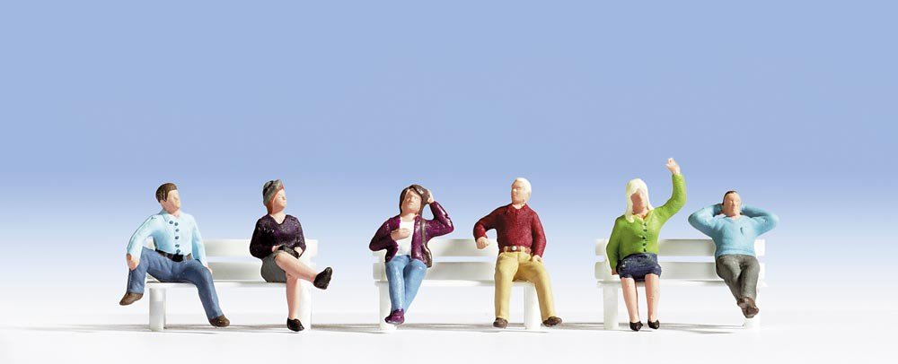 Noch 36540 Sitting People Landscape Modelling