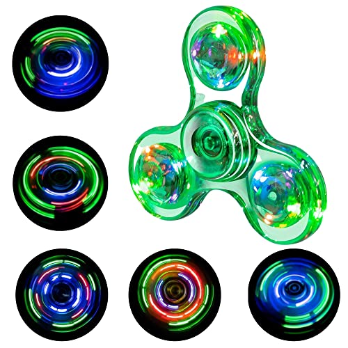 Yeefunjoy Fidget Toys, Antistress Fidget Toy, LED Finger Fidget Toy, Sollievo di l'Ansia Giocattoli, Cristallo Hand Fidget...