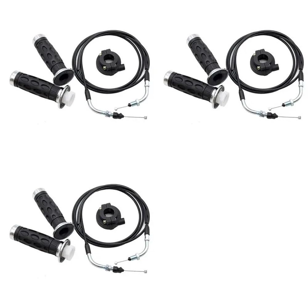 Juego de agarre giratorio acelerador Universal 3X con Cable Scooter 78 pulgadas para 50Cc 80Cc 125Cc 150Cc GY6