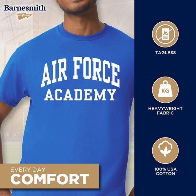 Barnesmith Short Sleeve T-Shirt with Classic Arch Logo, Adult Unisex - Image 3