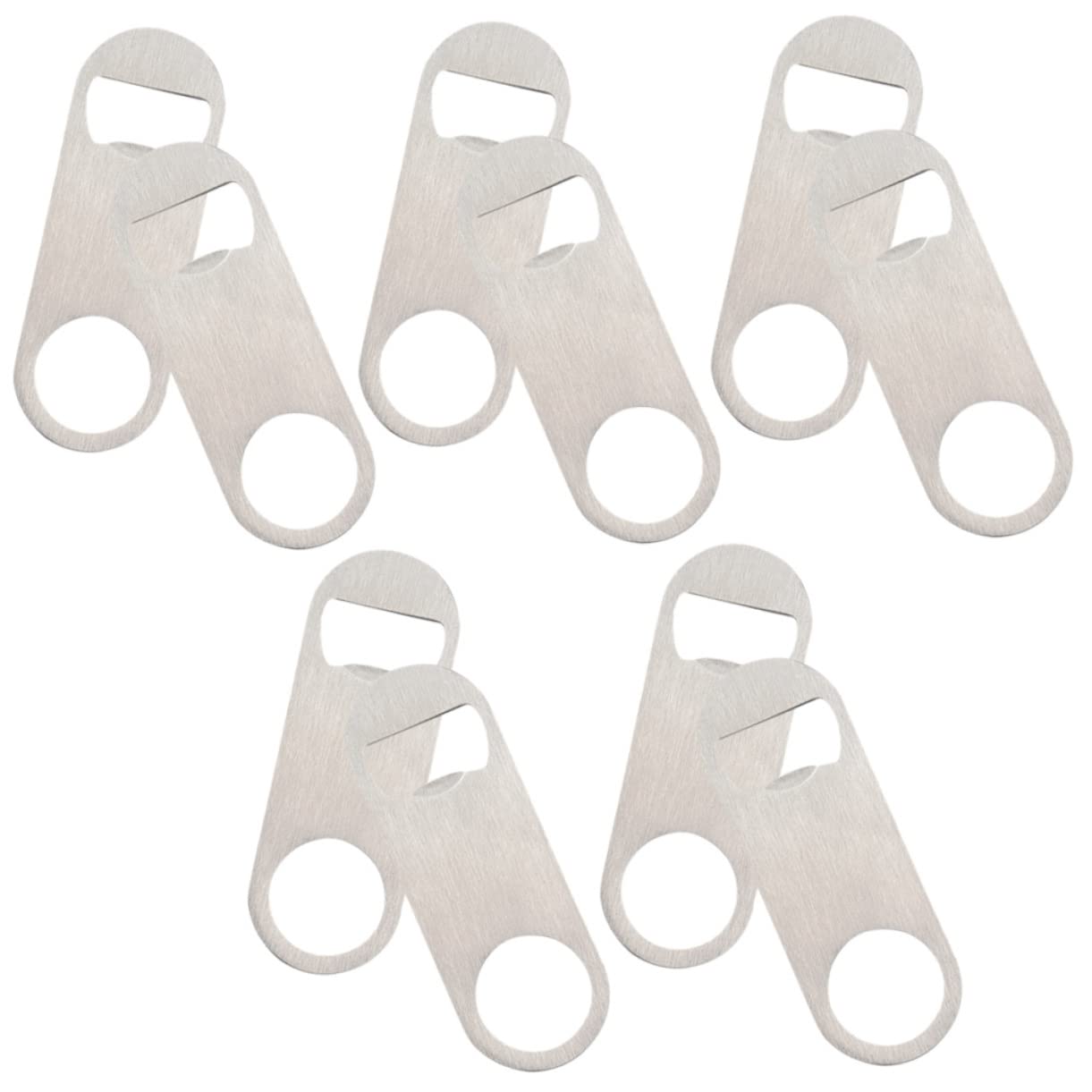 Zerodeko 3 Series Abridores De Botellas Inoxidable De Abrebotellas Plano Resistente Para Cerveza Y Refrescos Multiusos Para Cocina Bar Y Camping 10 Piezas*3