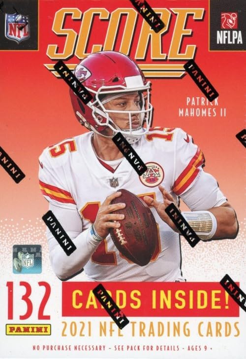 2021 Score Football HUGE EXCLUSIVE Factory Sealed Blaster Box with 132 Cards Including (6) PARALLELS! Look Rookies & Autos of Trevor Lawrence, Mac Jones, Justin Fields, Zach Wilson & More!