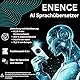 Enence Sofortübersetzer Original, Muama Übersetzer Zwei-Wege-Echtzeit-AI-Sofortübersetzer für 60+ Sprachen mit hoher Sprachpräzision, Bersetzer Gerät Testsieger, Taschenwörterbuch Translator